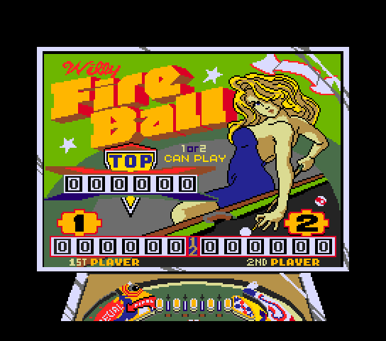 Fire Ball Title Screen